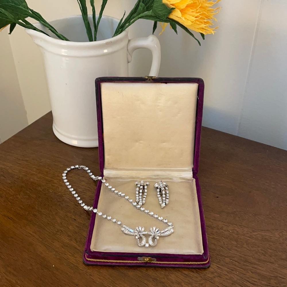 Engel Brothers necklace and earrings - perfect bridal set!
